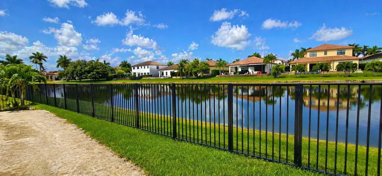 Pool Fence Installation project in Broward County — detail